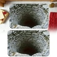 thumbnail image 1 of Front Door Mat Indoor Outdoor Entrance, 3D Optical Illusion All,Stone Well Texture Design Area Rug Washable Outdoor Rugs Anti-Slip Soft Extra Thick Carpet Entryway Indoor Door Mat 24*35.5 IN, 1 of 9