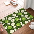 thumbnail image 1 of Front Door Mat Indoor Outdoor Outside Entrance - 16*24in Washable Green Fruit Thin Bathroom Rugs Fit Under Door, Bath Rugs for Bathroom, Kitchen Rugs Mats for Floor, 1 of 6