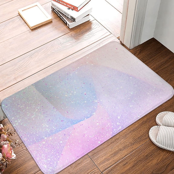 Front Door Mat Indoor Outdoor Outside Entrance - 16*24in Washable Rainbow Party Thin Bathroom Rugs Fit Under Door, Bath Rugs for Bathroom, Kitchen Rugs Mats for Floor