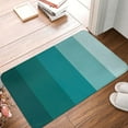 thumbnail image 1 of Front Door Mat Indoor Outdoor Outside Entrance - 16*24in Washable Teal Color Thin Bathroom Rugs Fit Under Door, Bath Rugs for Bathroom, Kitchen Rugs Mats for Floor, 1 of 6