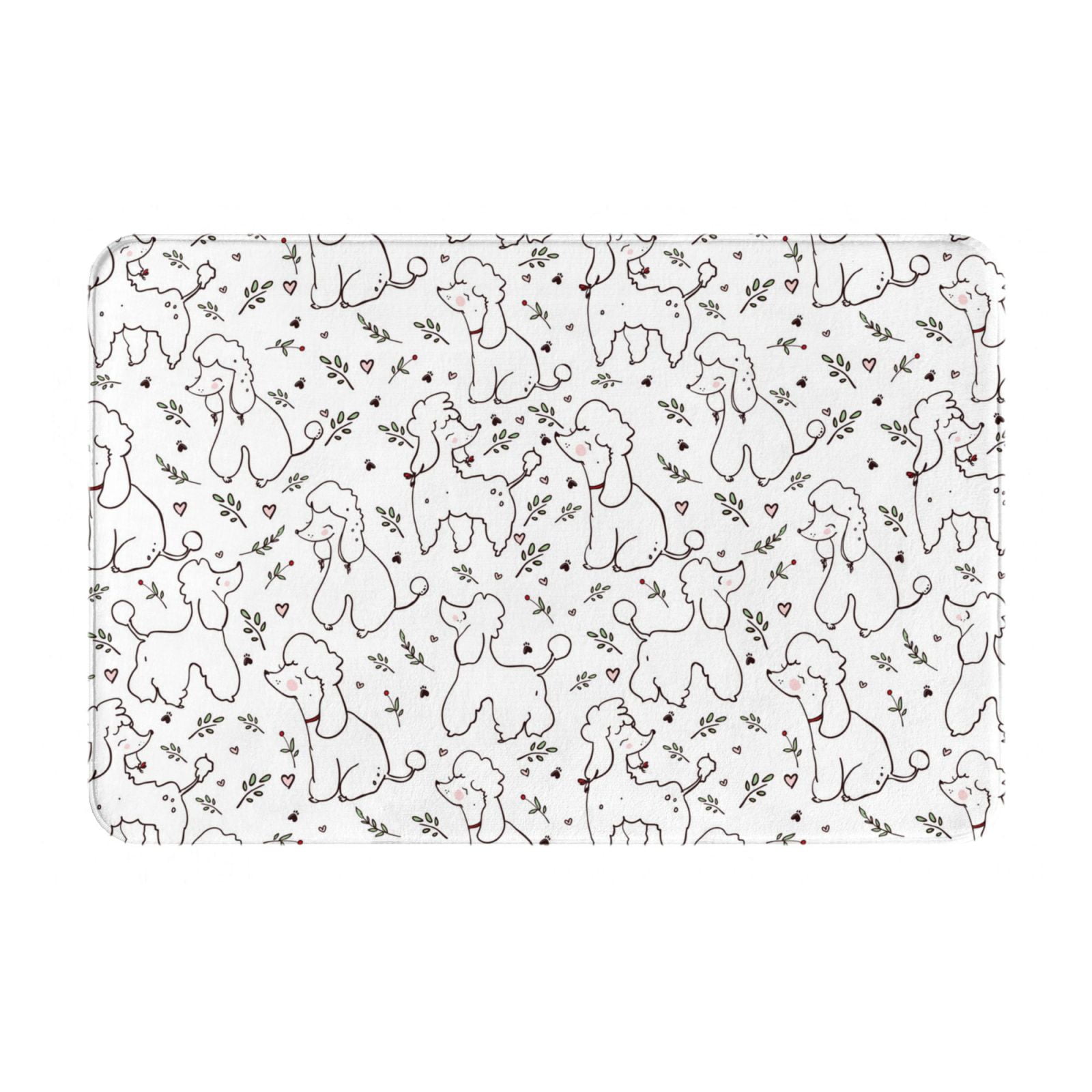 Front Door Mat Indoor Outdoor Outside Entrance - Black Lines Cute ...