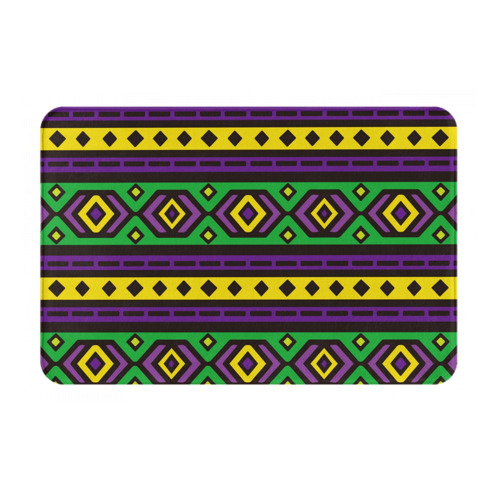 Front Door Mat Indoor Outdoor Outside Entrance - Carnival Mardi Gras 16 ...