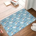 thumbnail image 1 of Front Door Mat Indoor Outside Entrance, Easy Clean Doormat Outdoor Entrance Patio Rug 16x24 Inches All-Season Use, Pelican Fish Front Door Mat, 1 of 7