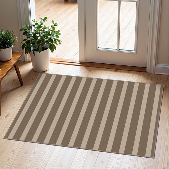 Front Door Mat Outside Entrance - 2x3 Green White Non-Slip Washable Doormat Indoor Outdoor Mat Entry Rug Geometric Checkered Small Layered Area Rug for Entryway Kitchen Front Porch Decor