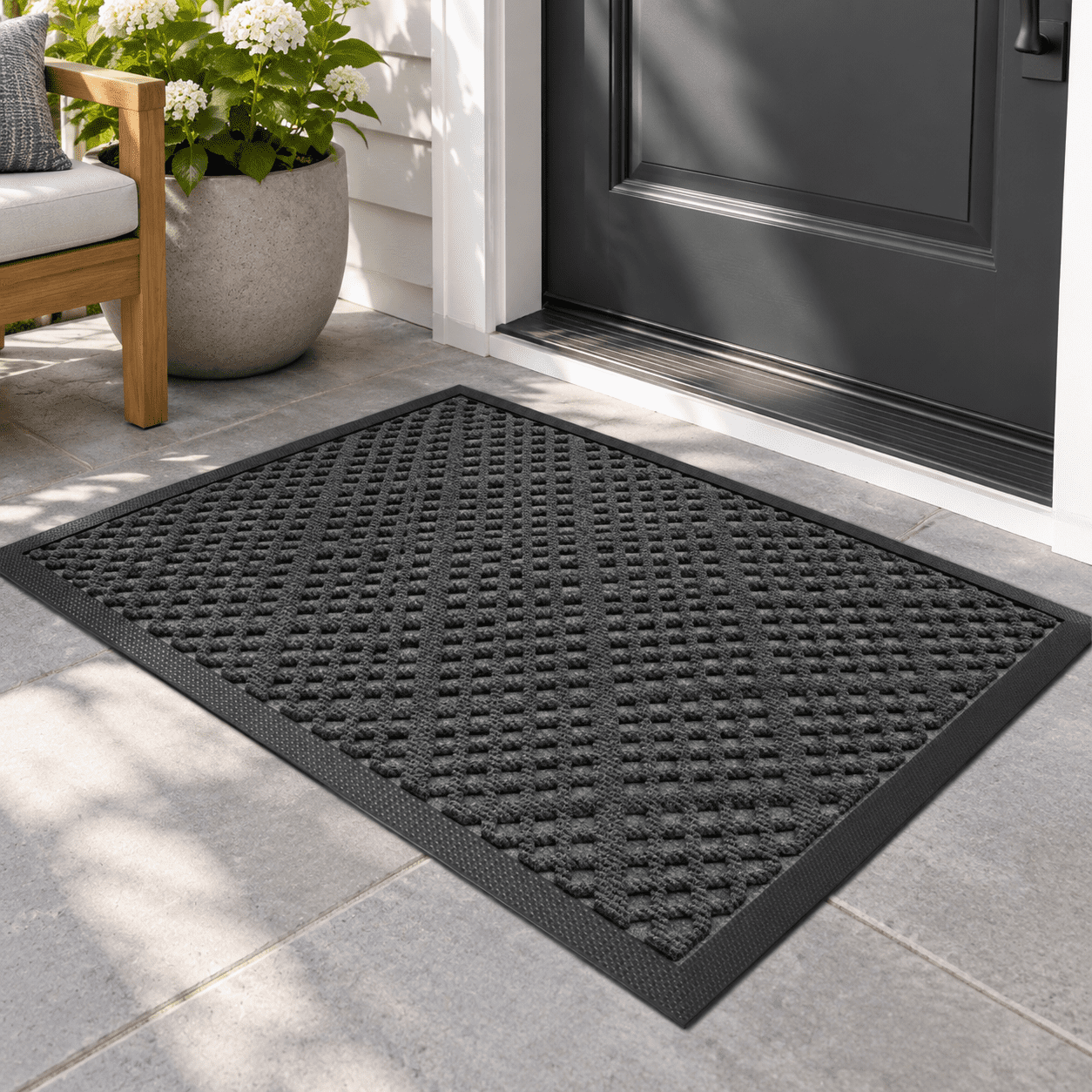 Front Door Mat Outside Entrance 32x48 Heavy Duty Rubber Entry Doormat ...