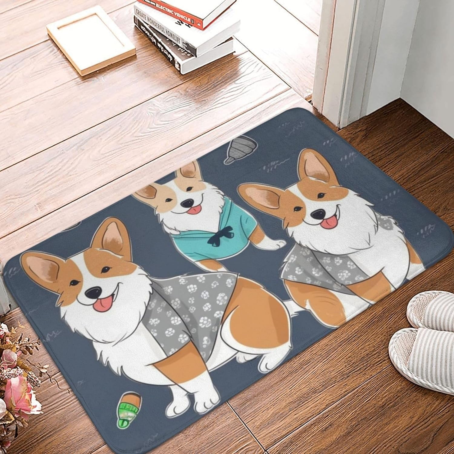 Front Door Mat Outside Entrance Wearing Clothes Dogs Door Mats