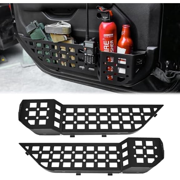 Front Door Organizer Tray Storage Box Side Insert for Jeep Wrangler JL JLU 4XE 2018-2025 & Gladiator JT 2020-2025 Accessories$$Vehicle Parts & Accessories