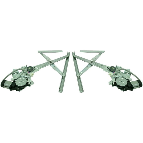 Front Door Power Window Regulators w/ Motor Pair Set Left & Right for Toyota