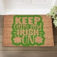 Front Door Rug Outdoor Shamrocks St Patricks Day Home Indoor Outdoor