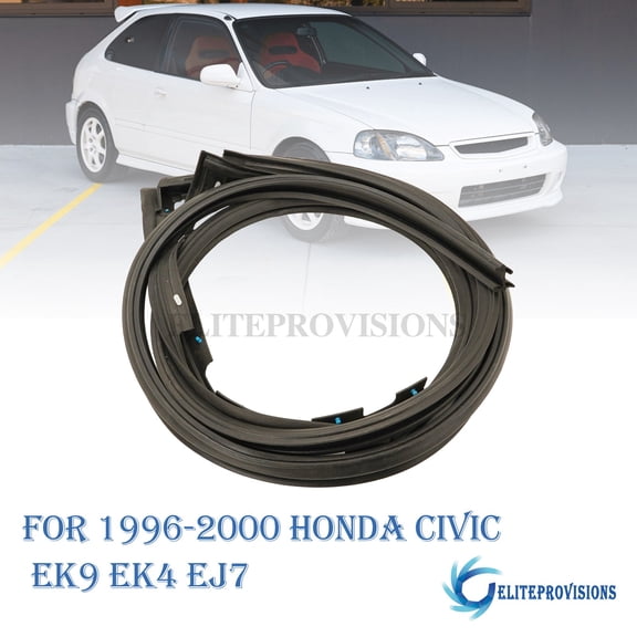 Front Door Sub Seal Right & Left Set For 96-00 Honda Civic EK9 EK4 EJ7
