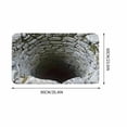 thumbnail image 1 of Front Door Visual 3D Mat, Optical Illusion All Weather Diatomaceous Mud Doormat, Easy Clean Patio Porch for Entrance, Living Room, Office (Light Gray, 40x60cm), 1 of 2