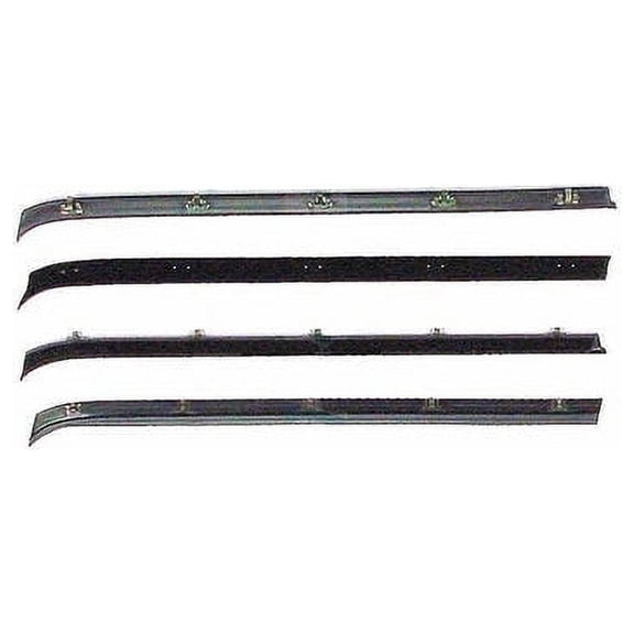 Front Door Window Guide Felt - Compatible with 1981 - 1986 Chevy C20 1982 1983 1984 1985