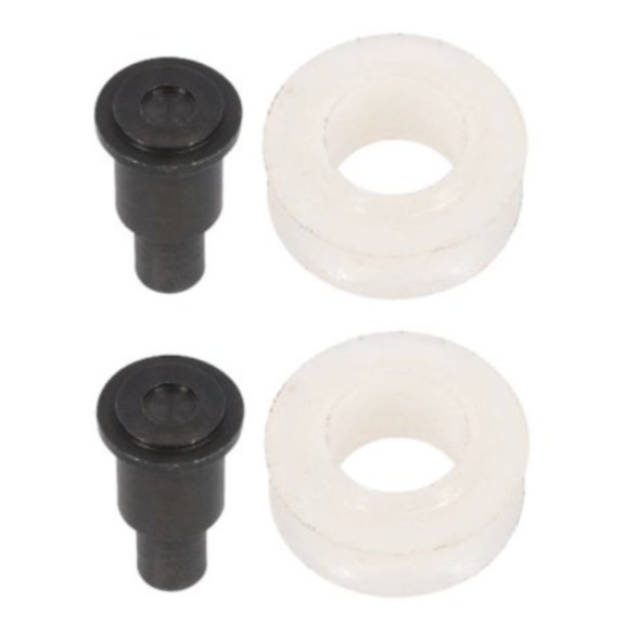 Front Door Window Regulator Roller and Pin Pair For Chevrolet Pontiac