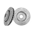 thumbnail image 1 of Front Drilled Slotted Brake Disc Rotors 328mm For 2005-2010 Jeep Grand Cherokee, 1 of 6