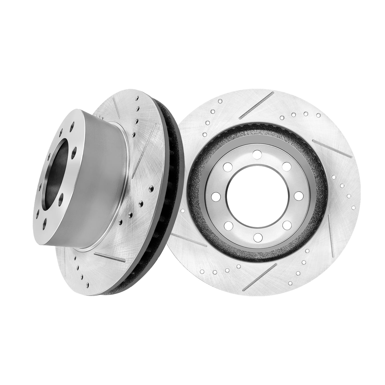 Front Drilled Slotted Brake Disc Rotors 353mm For 2003-2008 Dodge RAM 2500