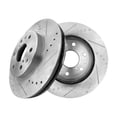 thumbnail image 1 of Front Drilled Slotted Brake Rotors 330mm For 2010-2013 Chevrolet Silverado 1500, 1 of 6
