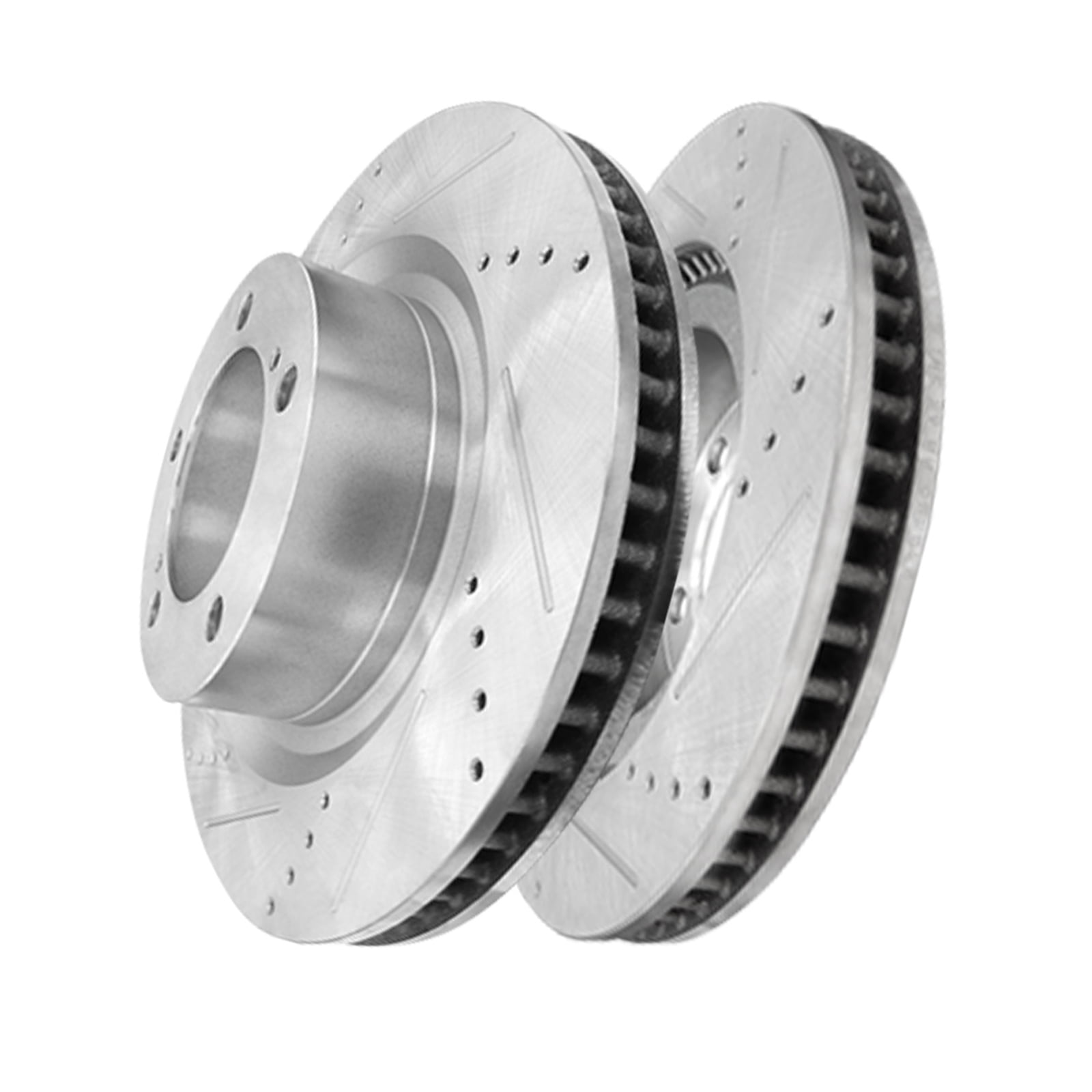 Front Drilled Slotted Disc Brake Rotors For 2007-2021 Toyota Tundra