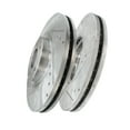 thumbnail image 1 of Front Drilled Slotted Disc Brake Rotors For 2009-2020 Nissan 370Z, 1 of 7
