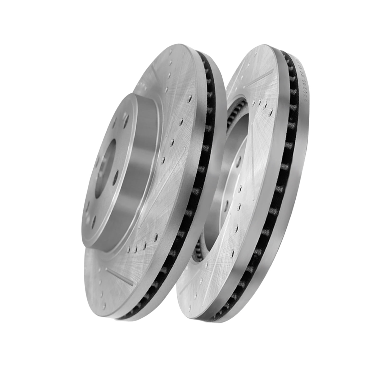 Front Drilled Slotted Disc Brake Rotors For 2019 Chevrolet Silverado 1500 LD