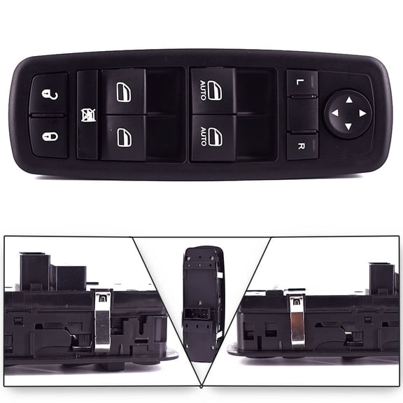 Front Driver Left Side Window Control Switch Compatible with Chrysler 200 300, Dodge Charger, Ram 1500 Replace 68231805AA