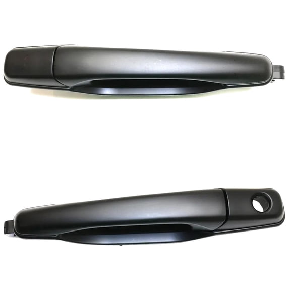Front Driver and Passenger Side Exterior Door Handle Compatible with 2004-2012 Mitsubishi Galant Primed Paintable Without Key Hole MR978104XA MR978103XA Fe GT GTS LS Ralliart