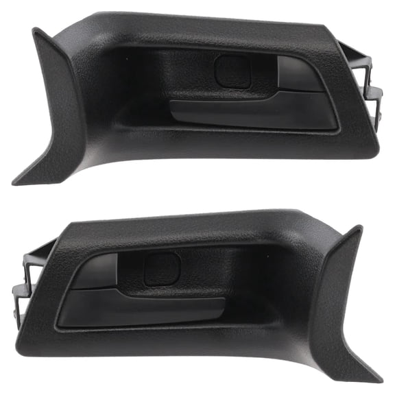 Front Driver and Passenger Side Interior Door Handle Compatible with 2008-2013 Pontiac G8 Chevrolet Caprice Black With Lock Button 92249286 92249287 Gxp Ppv Base GT Direct Fit