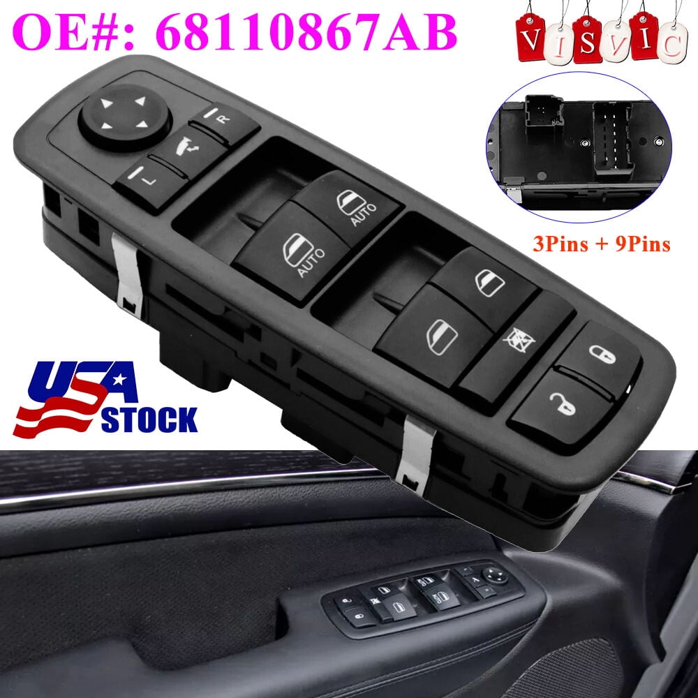 Front Driver Power Window Switch Master For Ram 1500 2500 3500 4500 ...