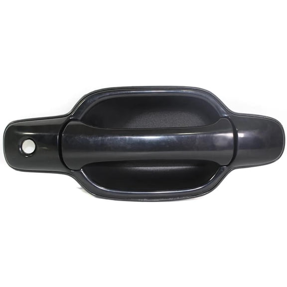 Front Driver Side Exterior Door Handle Compatible with 2002-2022 Chevrolet Colorado Isuzu Rodeo Smooth Black With Key Hole 20829878 LSE LT S V6 Sport Sport LS WT Z71 Base Direct Fit
