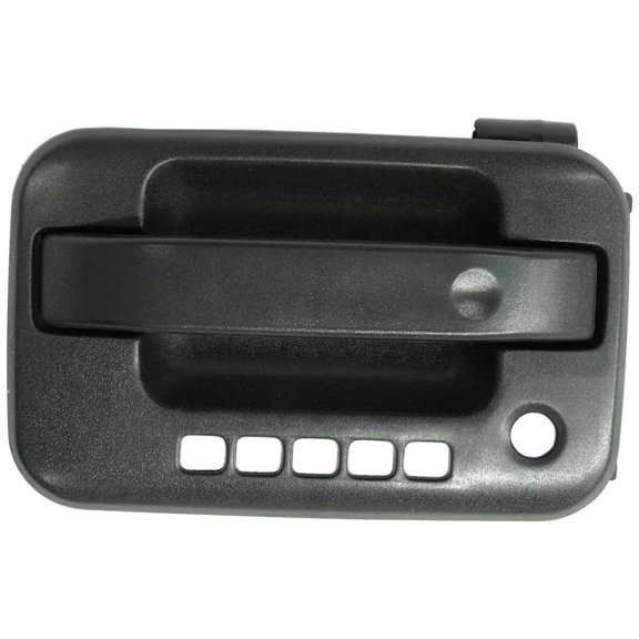 Front Driver Side Exterior Door Handle Compatible with 2004-2008 Lincoln Mark Ford F-150 Textured Black With Key Hole 5L3Z1522405CAA 8L3Z1522405AB Harley-davidson Edition King Ranch