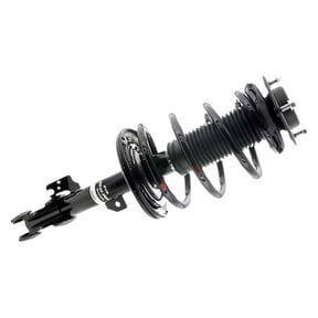 Front Driver Side Twin-Tube Complete Strut Assembly for Lexus RX 2010-2015 Black Steel