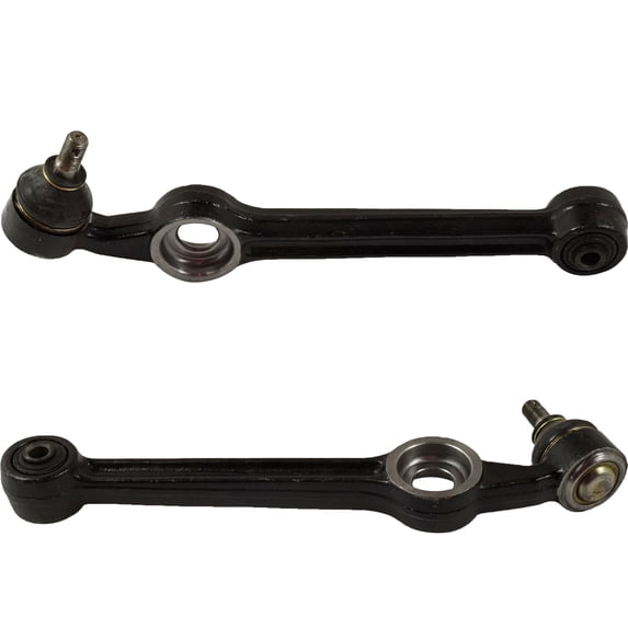 Front Driver and Passenger Side Lower Control Arms With Ball Joints for 1981-1984 Toyota Starlet Base