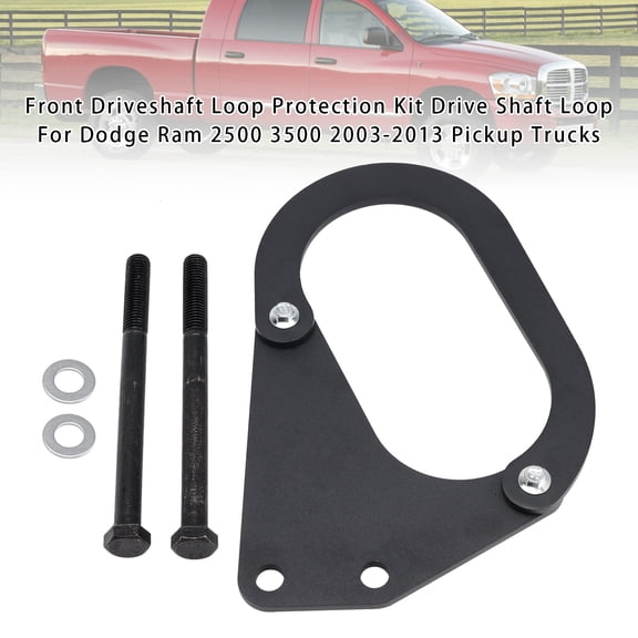 Front Driveshaft Loop Protection Kit Drive Shaft Loop For Dodge Ram 2500 3500