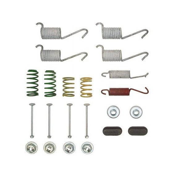 Front Drum Brake Hardware Kit - Compatible with 1964 - 1966 Oldsmobile Jetstar 88 1965