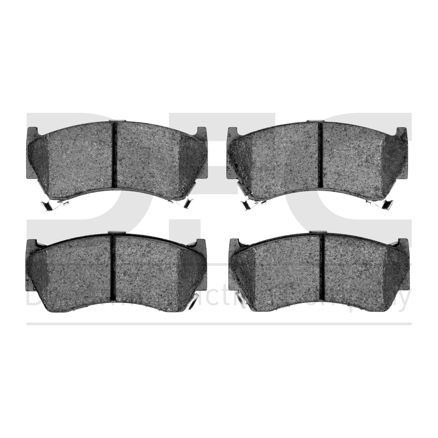 Front Dynamic Friction Company 3000 Semi-Met Brake Pads 1311-0668-00