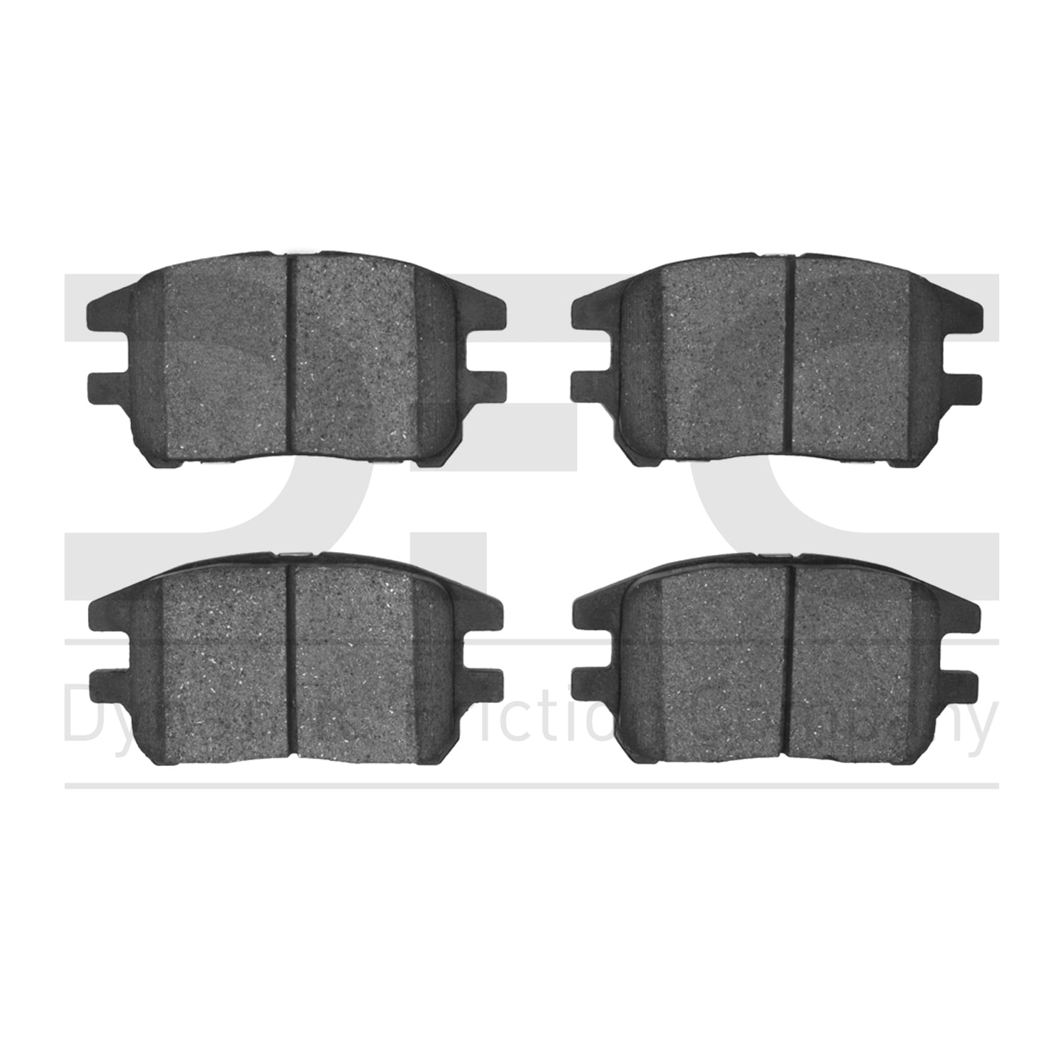 Front Dynamic Friction Company 3000 Semi-Met Brake Pads 1311-0930-00
