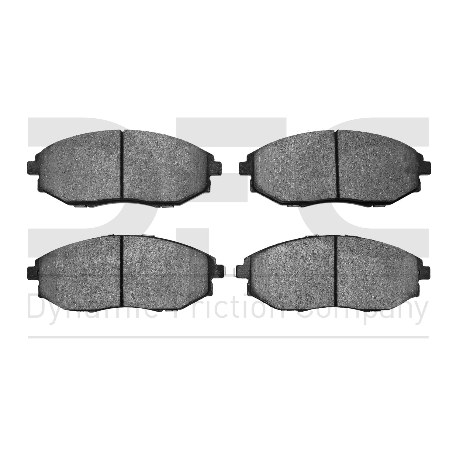 Front Dynamic Friction Company 3000 Semi-Met Brake Pads 1311-1031-00
