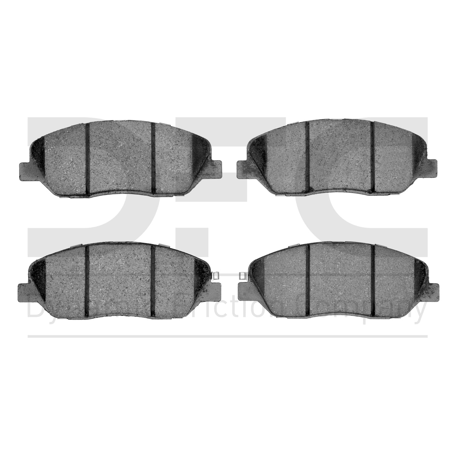 Front Dynamic Friction Company 3000 Semi-Met Brake Pads 1311-1202-00
