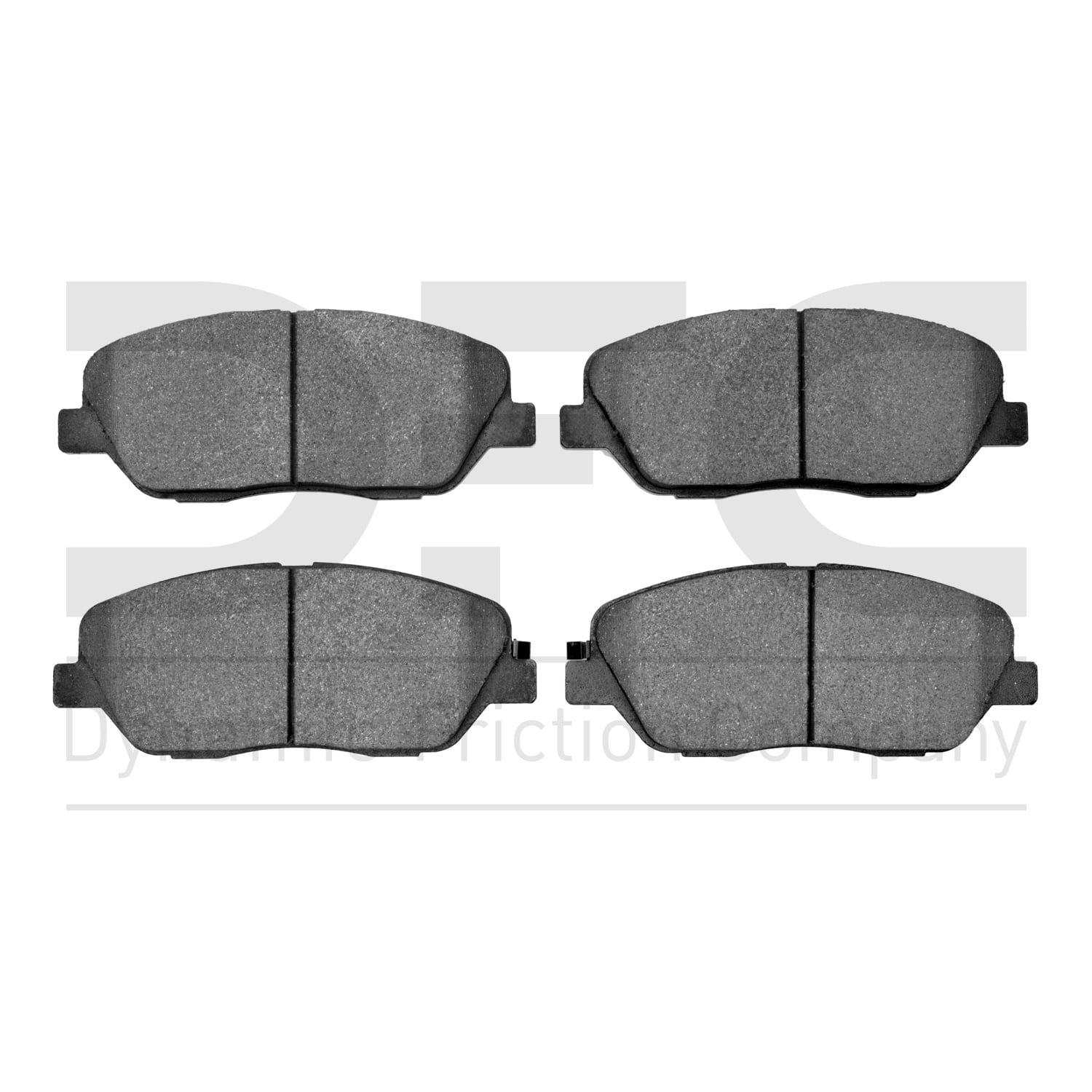 Front Dynamic Friction Company 3000 Semi-Met Brake Pads 1311-1385-00