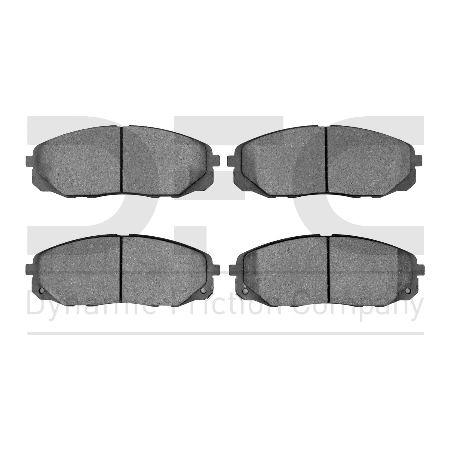 Front Dynamic Friction Company 3000 Semi-Met Brake Pads 1311-1814-00