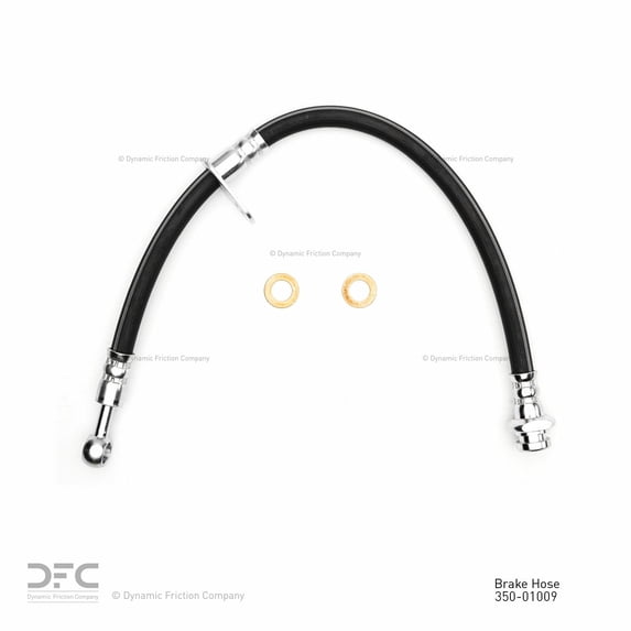Front Dynamic Friction Company Brake Line Hose 350-01009 For 2007-2013 Suzuki SX4