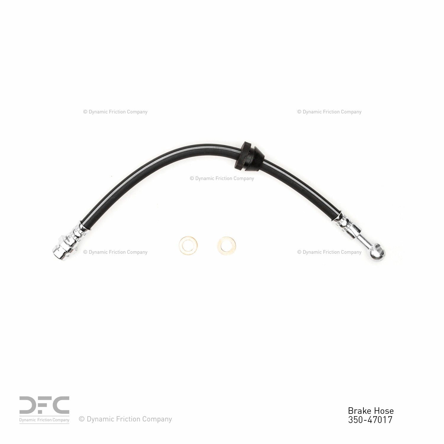Dynamic Friction 350-47017 Brake Line Hose For 2004-2011 Chevrolet Aveo, 2005-2008 Pontiac Wave, 2006-2011 Chevrolet Aveo5, 2009 Pontiac
