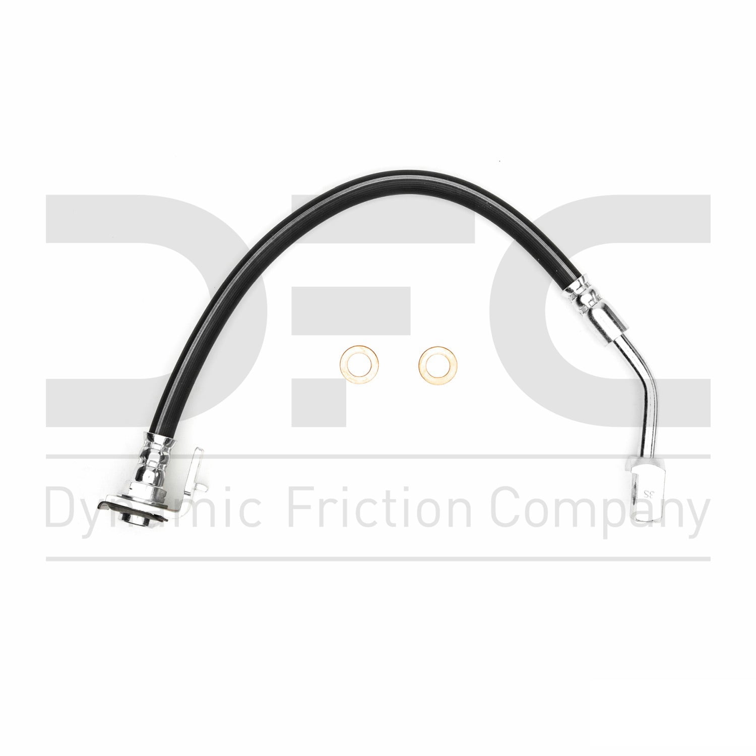 Front Dynamic Friction Company Brake Line Hose 350-47065 For 1997-2004 Chevrolet Corvette
