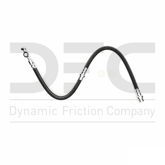 Front Dynamic Friction Company Brake Line Hose 350-80005 For 1983-1992 Mazda 626, 1988-1992 Mazda MX-6, 1989-1992 Ford Probe