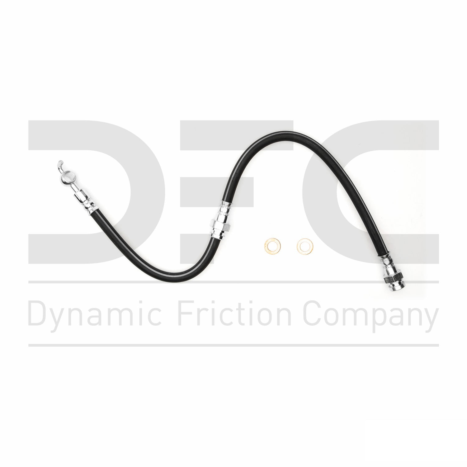 Front Dynamic Friction Company Brake Line Hose 350-80015 For 1989-1998 Mazda MPV