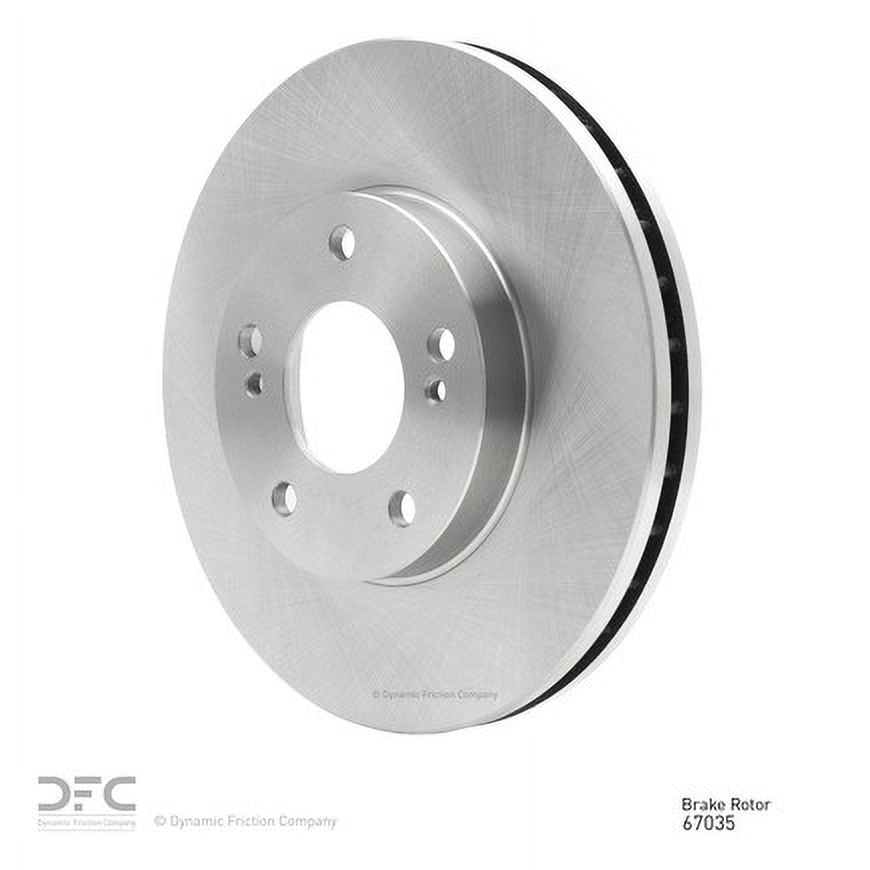 Front Dynamic Friction Company GEOSPEC Coated Brake Rotor 604