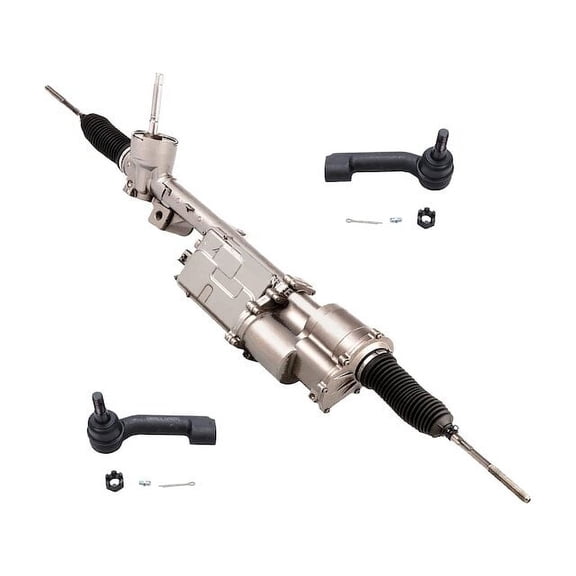 Front Electric Power Steering Rack and Tie Rod End Kit - Compatible with 2011 - 2014 Ford F-150 (with Heavy Duty Towing Package) Excludes Raptr 2012 2013