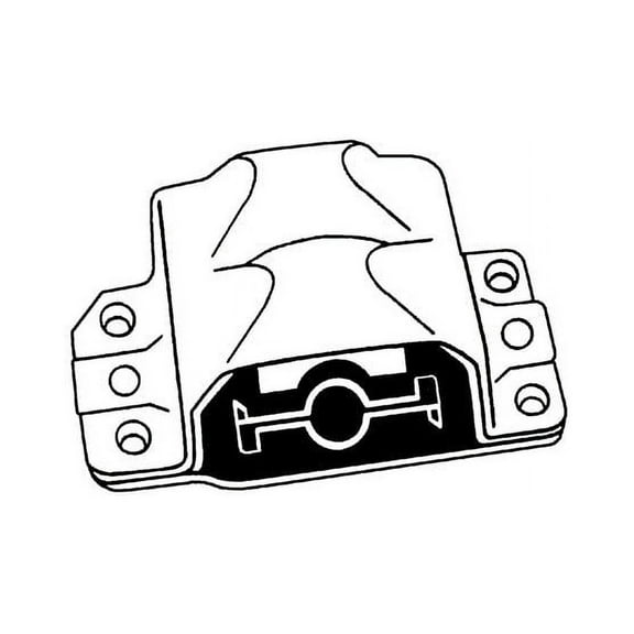 Front Engine Mount - Compatible with 1975 - 1995 Chevy G20 1976 1977 1978 1979 1980 1981 1982 1983 1984 1985 1986 1987 1988 1989 1990 1991 1992 1993 1994