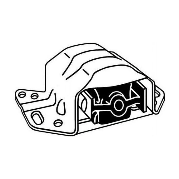 Front Engine Mount - Compatible with 1973 - 1975 Pontiac Grandville 1974