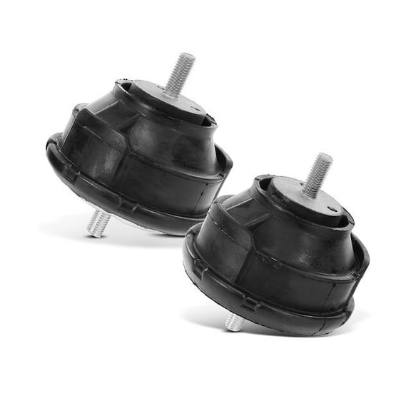 Front Engine Mount Set 2 - Compatible with 1989 - 1993 BMW 535i Base 3.5L 6-Cylinder - Autopart Premium