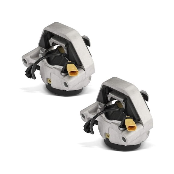 Front Engine Mount and Transmission Mount Kit 2 - Compatible with 2012 - 2018 Audi A6 Quattro - Autopart Premium